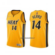 Maillot Miami Heat Tyler Herro No 14 Earned 2020-21 Or