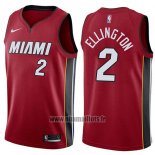 Maillot Miami Heat Wayne Ellington No 2 Statement 2017-18 Rouge