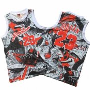 Maillot Michael Jordan No 23 Commemorative Gris