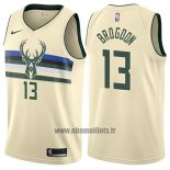 Maillot Milwaukee Bucks Malcolm Brogdon No 13 Ville Crema