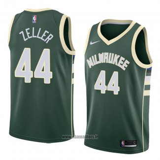 Maillot Milwaukee Bucks Tyler Zeller No 44 Icon 2018 Vert