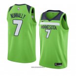 Maillot Minnesota Timberwolves James Nunnally No 7 Statement 2018 Vert