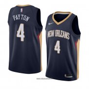 Maillot New Orleans Pelicans Elfrid Payton No 4 Icon 2018 Bleu