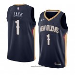 Maillot New Orleans Pelicans Jarrett Jack No 1 Icon 2018 Bleu