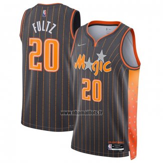 Maillot Orlando Magic Markelle Fultz NO 20 Ville 2021-22 Marron