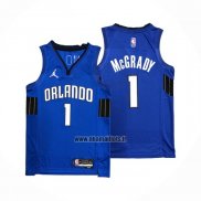 Maillot Orlando Magic Tracy McGrady NO 1 Statement Bleu