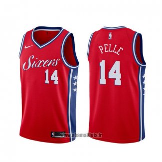 Maillot Philadelphia 76ers Norvel Pelle NO 14 Statement 2019-20 Rouge