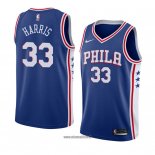Maillot Philadelphia 76ers Tobias Harris No 33 Icon 2018 Bleu