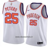 Maillot Phoenix Suns Alec Peters No 25 Hardwood Classic 2018 Blanc