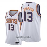 Maillot Phoenix Suns Cameron Johnson No 13 Association 2019-20 Blanc