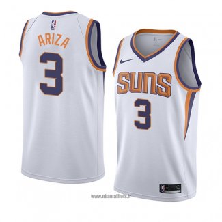 Maillot Phoenix Suns Trevor Ariza No 3 Association 2018 Blanc