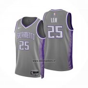 Maillot Sacramento Kings Alex Len NO 25 Ville 2022-23 Gris