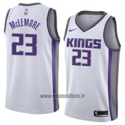 Maillot Sacramento Kings Ben Mclemore No 23 Association 2018 Blanc