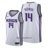 Maillot Sacramento Kings Dewayne Dedmon No 14 Association Blanc