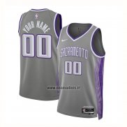 Maillot Sacramento Kings Personnalise Ville 2022-23 Gris