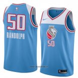 Maillot Sacramento Kings Zach Randolph No 50 Ville 2018 Bleu