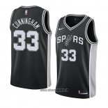 Maillot San Antonio Spurs Dante Cunningham No 33 Icon 2018 Noir