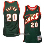 Maillot Seattle Supersonics Gary Payton No 20 Historic Retro Vert