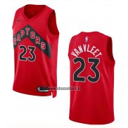 Maillot Tornto Raptors Fred Vanvleet NO 23 Icon 2022-23 Rouge