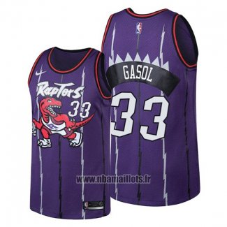 Maillot Tornto Raptors Marc Gasol No 33 Classic Edition Volet