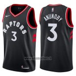 Maillot Tornto Raptors Og Anunoby No 3 Statement 2017-18 Noir