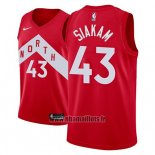 Maillot Tornto Raptors Pascal Siakam No 43 Earned 2018-19 Rouge