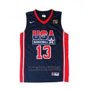 Maillot USA 1992 Chris Mullin No 13 Noir