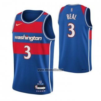 Maillot Washington Wizards Bradley Beal NO 3 Ville 2021-22 Bleu