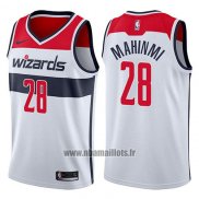 Maillot Washington Wizards Ian Mahinmi No 28 Association 2017-18 Blanc