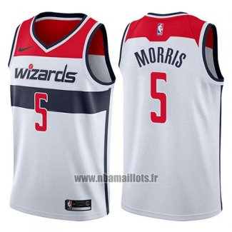 Maillot Washington Wizards Markieff Morris No 5 Association 2017-18 Blanc