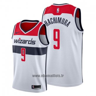 Maillot Washington Wizards Rui Hachimura No 9 Association 2019-20 Blanc