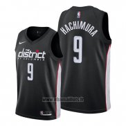 Maillot Washington Wizards Rui Hachimura No 9 Ville 2019-20 Noir