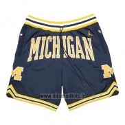 Short Air Jordan Just Don NCAA Michigan Bleu