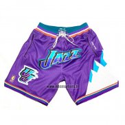 Short Utah Jazz Mitchell & Ness 1996-97 Volet