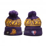 Bonnet Los Angeles Lakers Volet Jaune