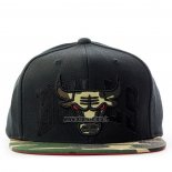 Casquette Chicago Bulls Camouflage Noir