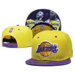 Casquette Los Angeles Lakers Lebron James & Kobe Bryant 9FIFTY Snapback Amarill Volet