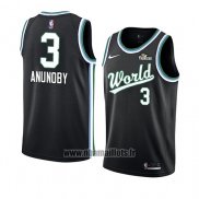 Maillot 2019 Rising Star Og Anunoby No 3 USA Noir