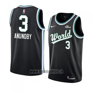 Maillot 2019 Rising Star Og Anunoby No 3 USA Noir