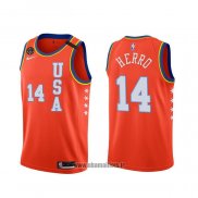 Maillot 2020 Rising Star Tyler Herro NO 14 USA Rouge