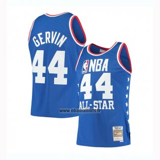 Maillot All Star 1985 George Gervin No 44 Bleu