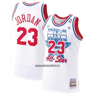 Maillot All Star 1991 Michael Jordan No 23 Blanc