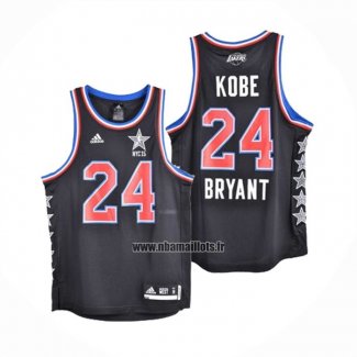 Maillot All Star 2015 Kobe Bryant NO 24 Noir