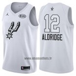 Maillot All Star 2018 San Antonio Spurs Lamarcus Aldridge No 12 Blanc