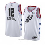 Maillot All Star 2019 San Antonio Spurs Lamarcus Aldridge No 12 Blanc
