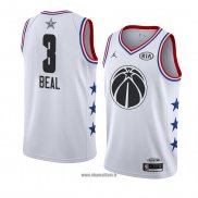 Maillot All Star 2019 Washington Wizards Bradley Beal No 3 Blanc