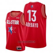 Maillot All Star 2020 Miami Heat Bam Adebayo No 13 Rouge