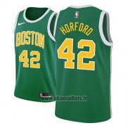 Maillot Boston Celtics Al Horford No 42 Earned 2018-19 Vert