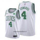 Maillot Boston Celtics Carsen Edwards No 4 Association 2019-20 Blanc