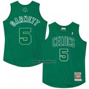 Maillot Boston Celtics Kevin Garnett NO 5 Mitchell & Ness 2012 Vert